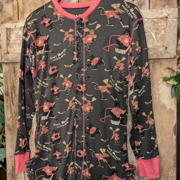 Lazy one flap back pj's.    Med - Picture 2 of 6